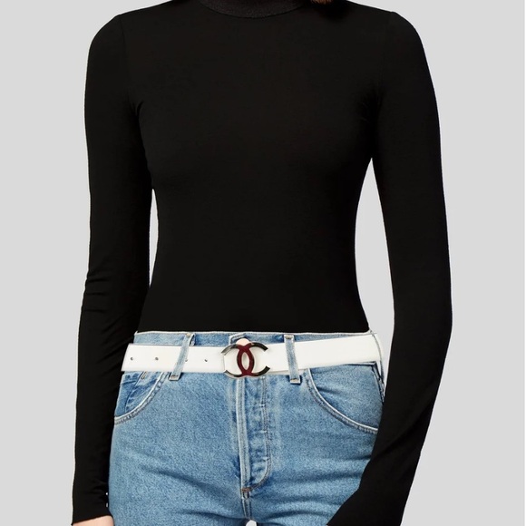 ᑕHᗩᑎƐᒪ cc logo reversible belt 🖤🤍 - Picture 4 of 5